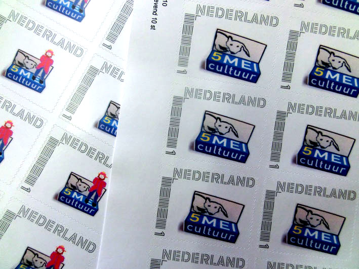 5 mei cultuur postzegels